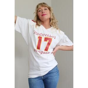 1970's Vintage Russell Athletics Budweiser Soft Jersey Women's XS SM MD Men's XS